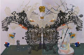 Ben Quilty, Still life after a bush fire 2021