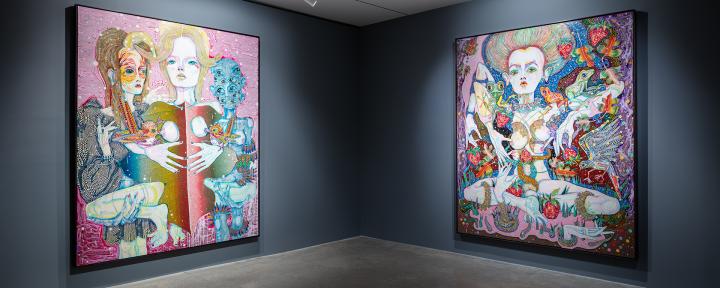 Del Kathryn Barton, sing blood wings sing, Albertz Benda, New York