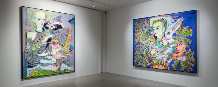 Del Kathryn Barton, sing blood wings sing, Albertz Benda, New York