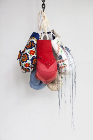 Zoë Buckman, feather canyons, 2021. Courtesy the artist and Pippy Houldsworth Gallery, London