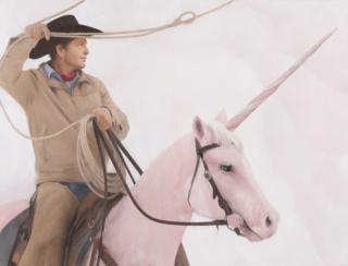Will Cotton, Roping 2, 2021. Courtesy the artist