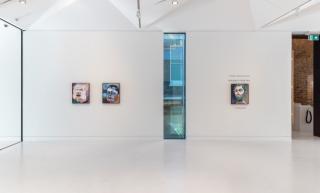 Ben Quilty: Free Fall, 2021. Installation image, Cromwell Place. Photo by Lucy Emms