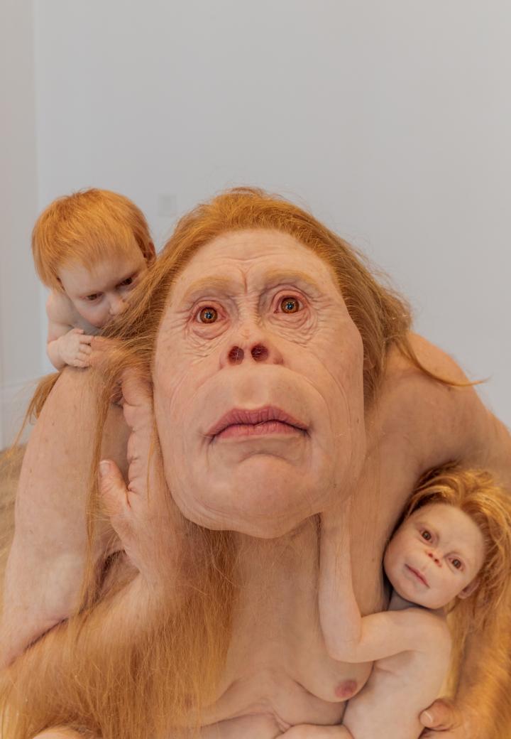 Patricia Piccinini: Kindred, 2021. Installation image, Cromwell Place. Photo by Lucy Emms