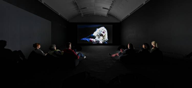 Del Kathryn Barton, RED, The Art Gallery of South Australia, Adelaide, Arndt Art Agency, Installation view 2