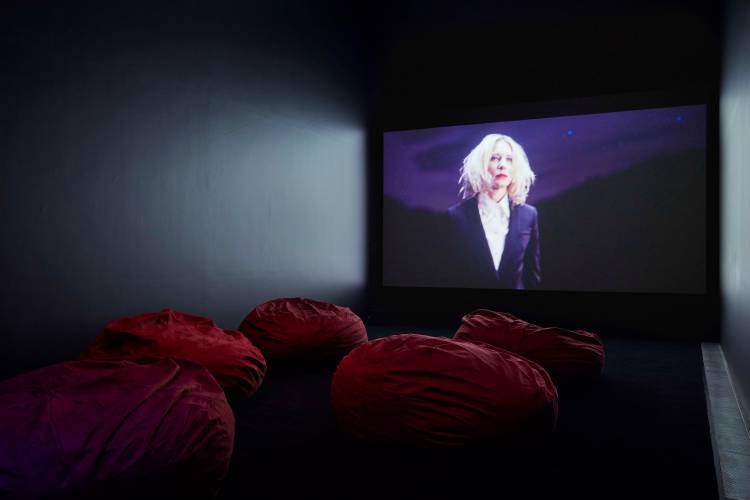 Del Kathryn Barton, the highway is a disco, National Gallery of Victoria, Installation view 19