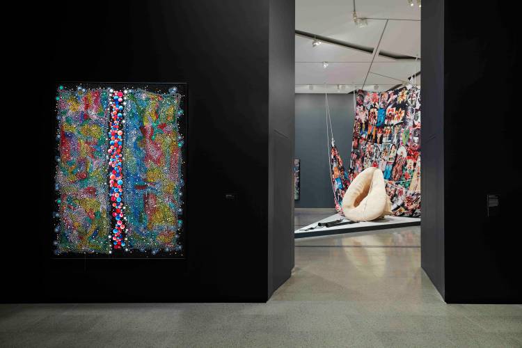 Del Kathryn Barton, the highway is a disco, National Gallery of Victoria, Installation view 8