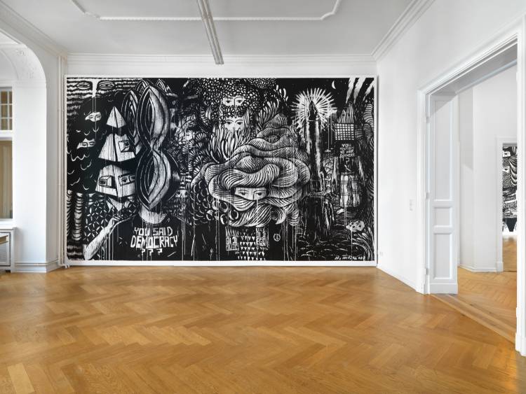 Eko Nugroho, Plastic Democracy, Arndt Art Agency, Berlin, Installation view 3