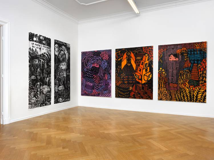 Eko Nugroho, Plastic Democracy, Arndt Art Agency, Berlin, Installation view 4