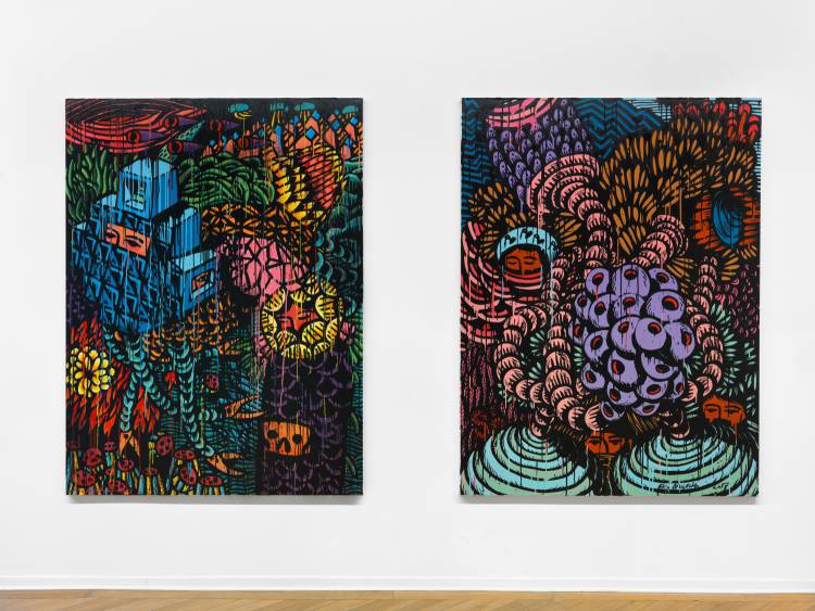 Eko Nugroho, Plastic Democracy, Arndt Art Agency, Berlin, Installation view 5