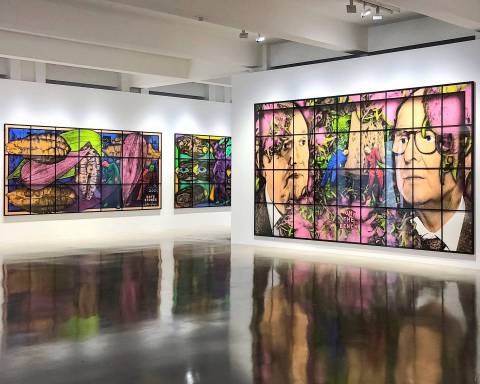 GILBERT & GEORGE, THE PARADISICAL PICTURES, Sprüth Magers, Los Angeles, Installation view 3