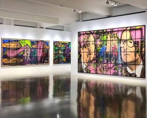 GILBERT & GEORGE, THE PARADISICAL PICTURES, Sprüth Magers, Los Angeles, Installation view 3