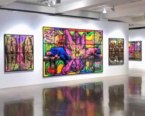 GILBERT & GEORGE, THE PARADISICAL PICTURES, Sprüth Magers, Los Angeles, Installation view 6