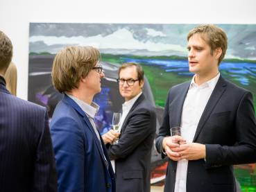 Rainer Fetting, Taxis Monsters and the Good Old Sea, Arndt Art Agency, Berlin, Opening Reception 3