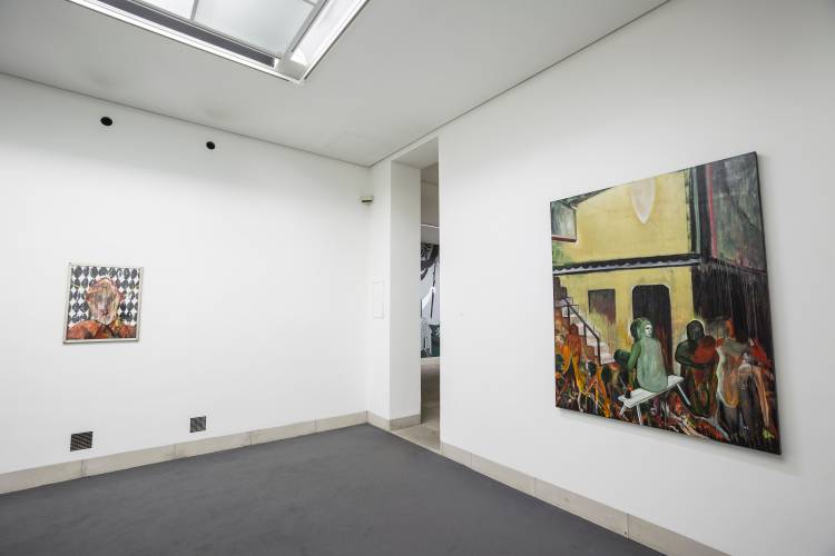 Rodel Tapaya, Bright Coloured Butterflies, Galerie Sindelfingen, Installation view 7