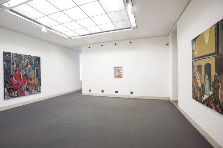 Rodel Tapaya, Bright Coloured Butterflies, Galerie Sindelfingen, Installation view 8