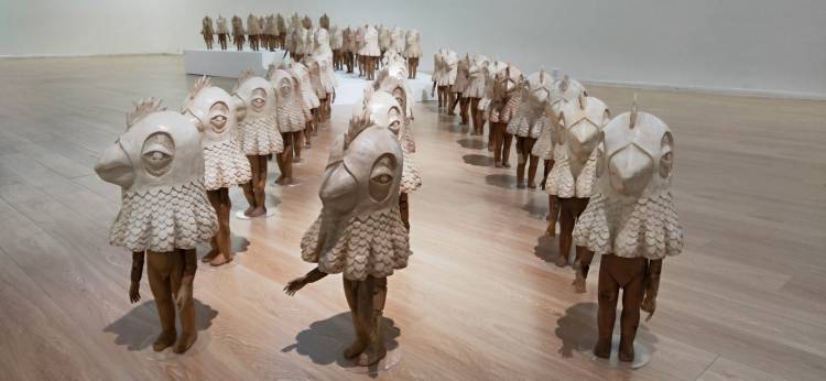 Rodel Tapaya, Myths and Truths, Tang Contemporary, Beijing, Installation view 3