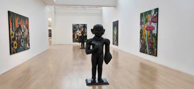 Rodel Tapaya, Myths and Truths, Tang Contemporary, Beijing, Installation view 6