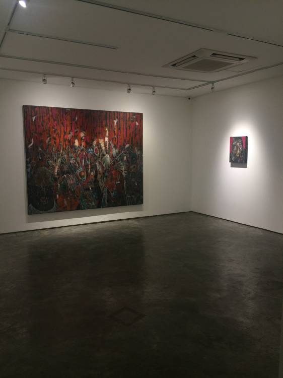Rodel Tapaya, On the Benefits of a Crowded Space, Art Informal, Manila, Installation view 4.JPG