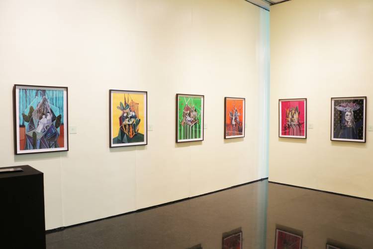 Rodel Tapaya, Urban Labyrinth, Ayala Museum, Installation view 9