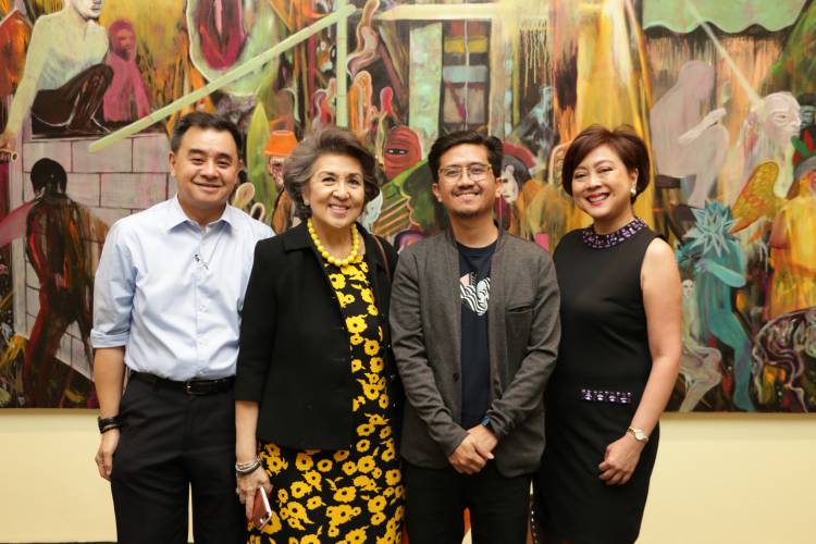 Rodel Tapaya, Urban Labyrinth, Ayala Museum, Opening Reception 18.JPG