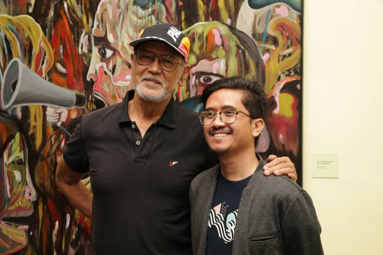 Rodel Tapaya, Urban Labyrinth, Ayala Museum, Opening Reception 19.JPG