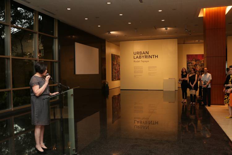 Rodel Tapaya, Urban Labyrinth, Ayala Museum, Opening Reception 1.JPG