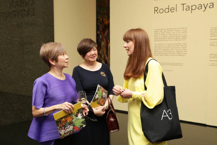 Rodel Tapaya, Urban Labyrinth, Ayala Museum, Opening Reception 21.JPG