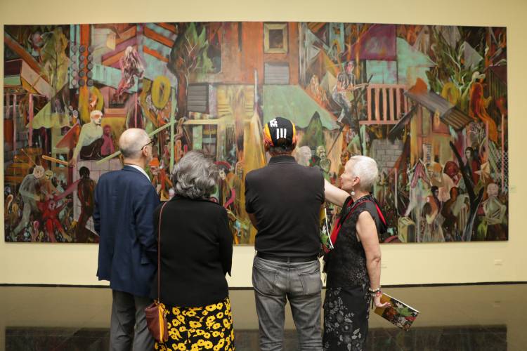 Rodel Tapaya, Urban Labyrinth, Ayala Museum, Opening Reception 23.JPG