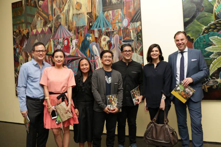 Rodel Tapaya, Urban Labyrinth, Ayala Museum, Opening Reception 25.JPG
