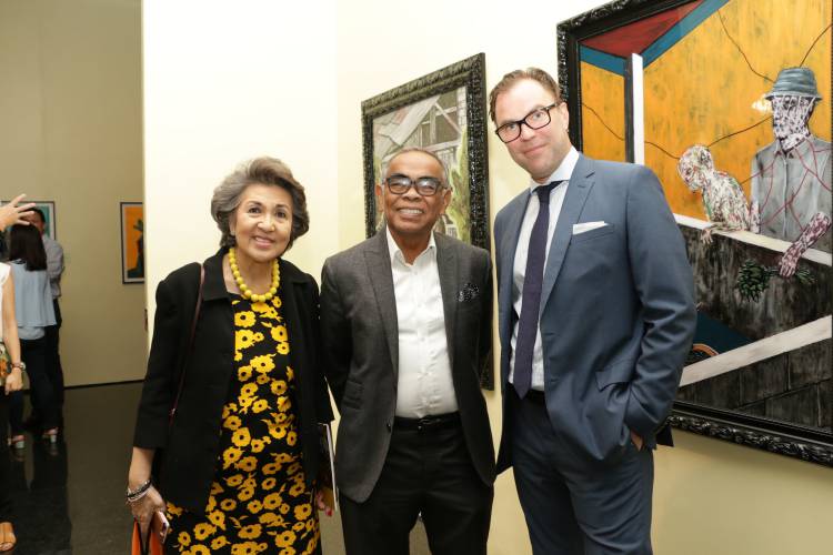 Rodel Tapaya, Urban Labyrinth, Ayala Museum, Opening Reception 27.JPG