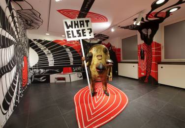 Roots Indonesian Contemporary Art, Frankfurter Kunstverein, Eko Nugroho, Installation view 4