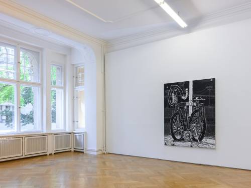 Timothy Curtis, Temporary Decisions Inkblots and Bikes, Arndt Art Agency Berlin, Installation view 4