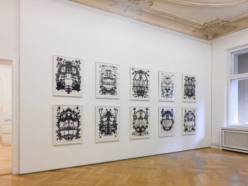 Timothy Curtis, Temporary Decisions Inkblots and Bikes, Arndt Art Agency Berlin, Installation view 6