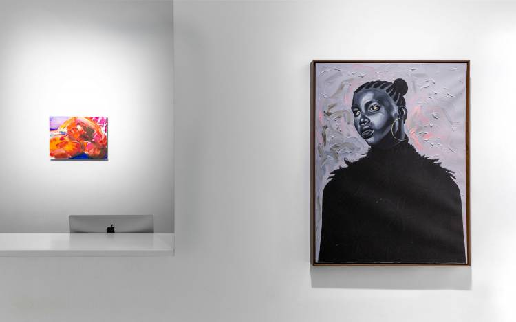 Xenia Crossroads in Portrait Painting, Marianne Boesky Gallery, New York, Installation view 10