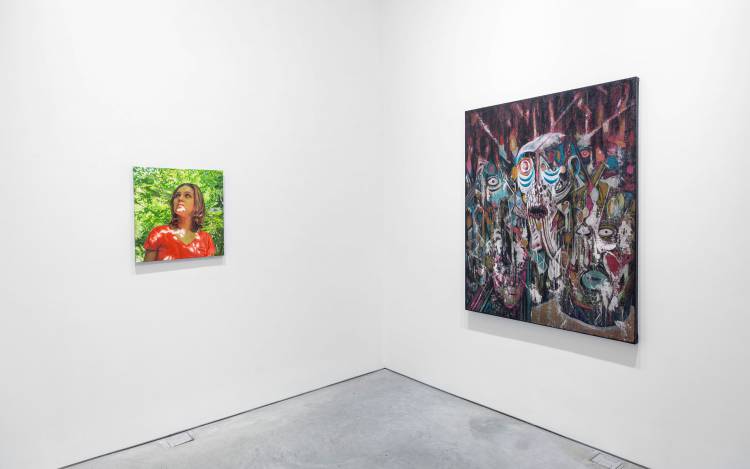Xenia Crossroads in Portrait Painting, Marianne Boesky Gallery, New York, Installation view 16